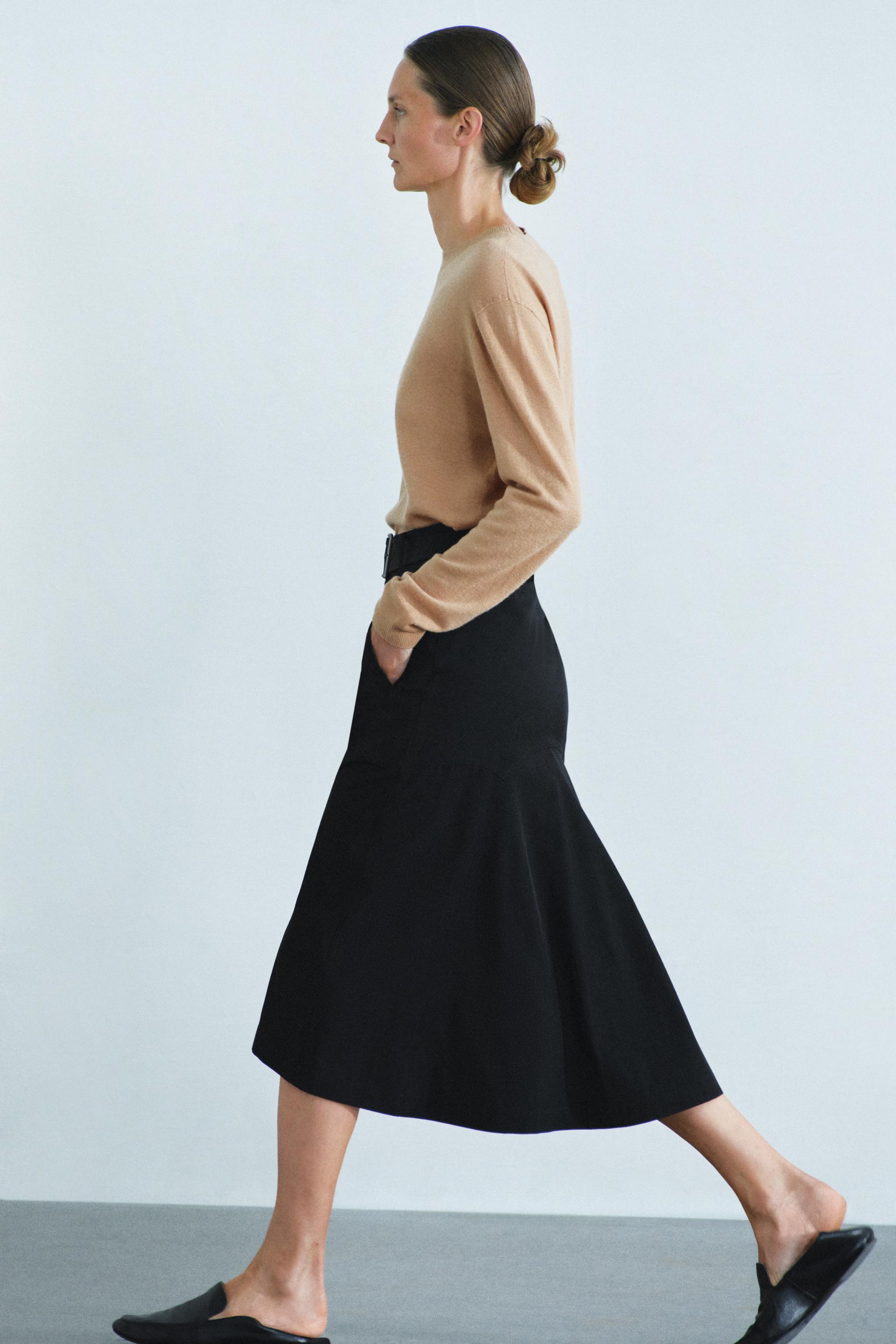 JUPE MIDI CARGO CEINTURE ZW COLLECTION
